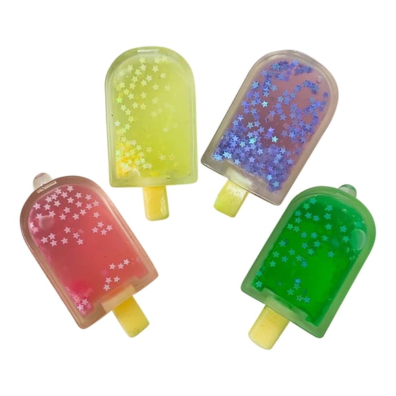 Jelly Gradual Change Ice Cream Squishy Toys Food Squishies Toys, Ice Cream Popsicles Squeeze Stress Relief Sensory Toys, Slow-Rising Squishies Fidget Toys for Party Favors, Easter Gifts, Random 1Pack