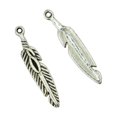 thumbnail image 4 of 100 Piezas de Abalorios de Plumas , Suministros para Manualidades, Colgantes de Plata , Abalorios, Colgantes para Manualidades,, 4 of 7