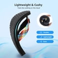 thumbnail image 4 of Women Beach Sandals Lightweight Flip Flops Non Slip Summer Thong Sandals with Arch Support Weave Rainbow US 9, 4 of 7