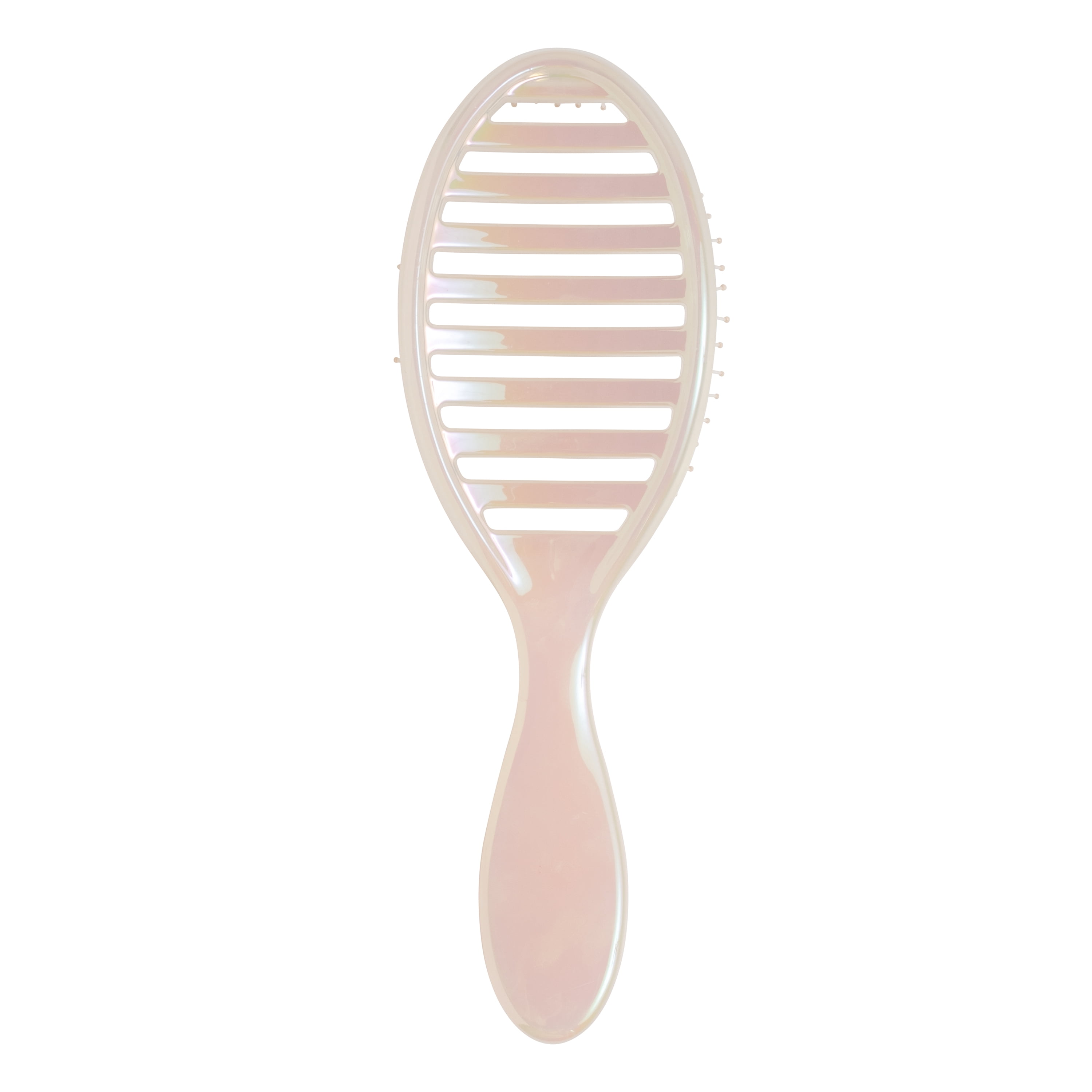 Wet Brush Iridescence Speed Dry and Mini Detangler, Duo Hair Brush Set, Cream, 2 Pack