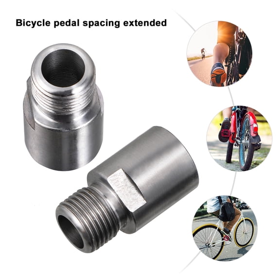 HEMOTON  Mountain Bike Pedals Folding Extender Extension Adapter Road Spacer