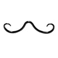 thumbnail image 4 of 6 Anillos Para La Nariz, Estilo Informal, Con Forma De Bigote, Para Bodas, San Valentín, Compromiso, Color Negro, 4 of 8