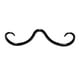 thumbnail image 4 of 3 Anillos Para La Nariz, Estilo Informal, Con Forma De Bigote, Para Bodas, San Valentín, Compromiso, Color Negro, 4 of 8