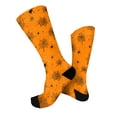 thumbnail image 6 of Halloween Socks Unisex Halloween Bats Pumpkins Ghosts Print Colorful Pattern Crew Socks Novelty Cute Halloween Mid Calf Socks, 6 of 6