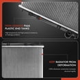 thumbnail image 6 of A-Premium Engine Coolant Radiator with Transmission Oil Cooler Compatible with Mitsubishi Lancer 2002-2007 L4 2.0L, Automatic Trans. Replace# MR968857, MR968858, 6 of 8