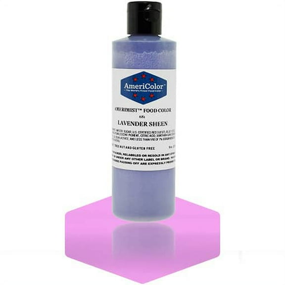 AmeriColor AmeriMist Lavender Sheen, 9 Ounce, Airbrush Food Color