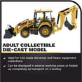 thumbnail image 3 of 1:50 Caterpillar 420F2 IT Backhoe Loader - High Line Series by Diecast Masters - 85233 (Comes with Auger, Material Arm, Pallet Fork, and H70 Hammer attachments), 3 of 8