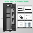 thumbnail image 4 of Silkight Gun Safe,5-6 Biometric Gun Safe,Fingerprint Gun Safe for Home Guns and Shotgun,Long Gun Cabinet with Mute Function & Backlit Keypad Gun Storage, 4 of 6