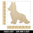 thumbnail image 2 of German Shepherd Standing Dog Wood Shape Unfinished Piece Cutout Craft DIY Projects - 6.25 Inch Size - 1/4 Inch Thick, 2 of 7