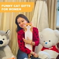 thumbnail image 6 of Cat Heating Pad for Period Cramps Menstrual Pain Relief, Portable Electric Heat Pads USB Powered, Cute Stuff Stuffed Animals Funny Gifts for Women Teen Girls s Cat Lovers Birthday Easter Christmas, 6 of 7