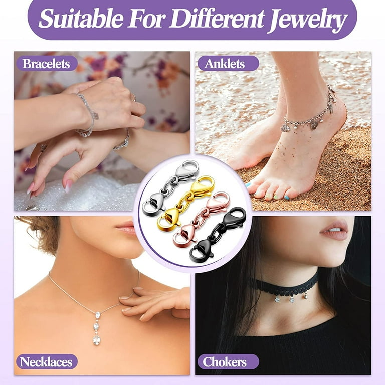 Double Lobster Clasp Extender Double Claw Connector Bracelet