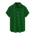 thumbnail image 1 of Hawaiian Shirt For Men, Men's Vintage Button Down Bowling Shirts Short Sleeve Summer Beach Shirt M, 1 of 4