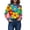 Multicolor, variant on QASIEATN Long Sleeve Tops for Women Casual Lapel Denim Stitching Pullover Sweatshirt Spring Fall Fashion Clothing