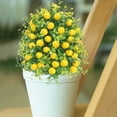 thumbnail image 4 of BKER 21 Pouces Fleur de Simulation de Fruits pour Arbustes Verts Réalistes pour Jardin Cour Porche avant Patio, 4 of 5