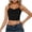 Black, variant on Lenpel Crop Tops for Women Trendy Spaghetti Strap Pleated Front Slim Cropped Sleeveless Shirts Going out Camisole Tops