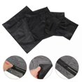 thumbnail image 4 of 4 Pcs Laundry Mesh Bags Black Net Wash Bag Set for Underwear Socks Small Items Home Use Polyester Reusable Zipper Design, 4 of 5