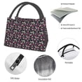 thumbnail image 4 of Disketp Daisies Flowers Bolsa Térmica Estampada, Bolsa Térmica Aislante para Almuerzo, Playa y Campamento, 4 of 6