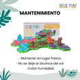 thumbnail image 3 of Pista de Carros de Dinosaurio Let´s Play Laberinto y Juguete de Construcción Educativo 33 pzas, 3 of 9