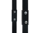 thumbnail image 3 of vidaXL Firewood Rack Black 100x25x200 cm Steel, 3 of 5