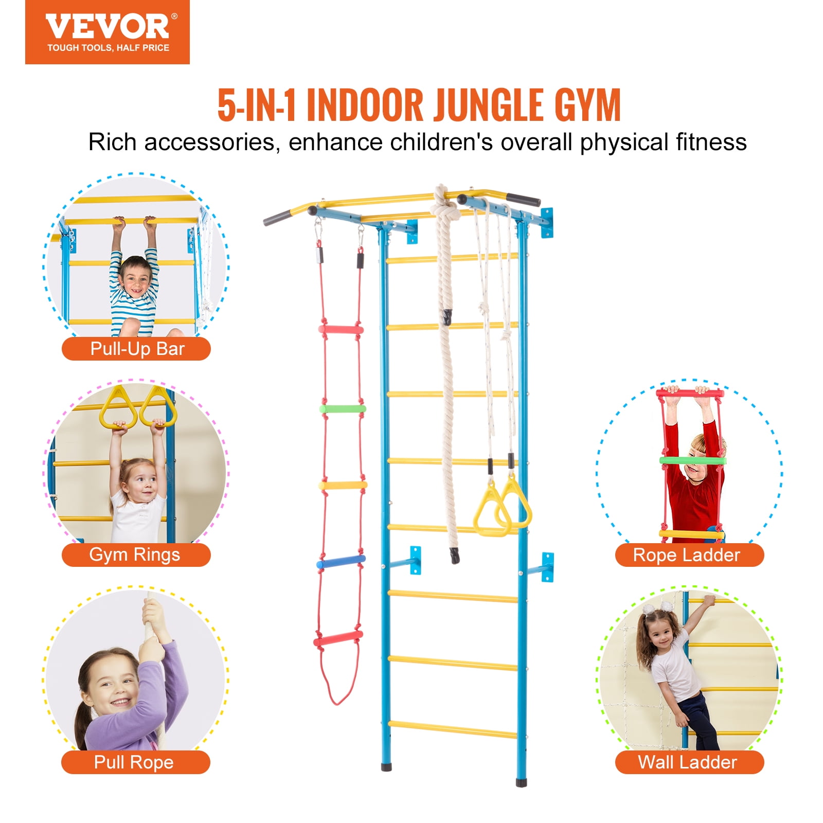 Toddler Gym Baby Play Gym | Wooden Learning Toys With Rattle - Kids Play Gym  With Detachable Sensory Toys | For Toddler Indoor Outdoor Home Bedroom  Nursery Living Room Daily Shower Birthday, image size:1600x1600