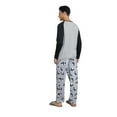 thumbnail image 2 of New men's long-sleeved long pants pajama set with panda print home wear for relaxation and casual wear outside the home, 2 of 6