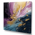 thumbnail image 2 of Designart "Purple And Blue Realities On Canvas II" Abstract Painting Wall Decor, 2 of 5