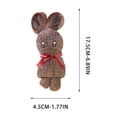 thumbnail image 2 of EGNMCR Corals Fleece Small Towel Squares Handkerchief Cute Rabbits Shaped Souvenir Gift Towel bath towels, 2 of 3