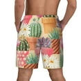 thumbnail image 4 of Daiia Succulent And Cactus Mens Swim Trunks Swim Shorts Quick Dry Swim Shorts with Mesh Lining Pockets-Medium, 4 of 9