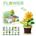 thumbnail image 3 of Building Block Toys for Lego Flowers Roses Sunflower Potted Plant Model Never Fade Flowers Interior Decorations 3D Puzzle Toys, 3 of 6