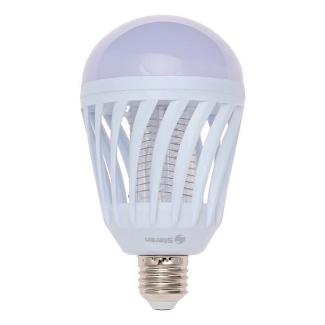 foco led exterminador de insectos color blanco steren