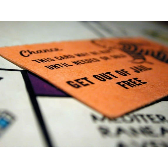 Get Out Of Jail - CANVAS OR FINE PRINT WALL ART