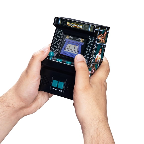 Juego arcade mini clásico retro WWE de los 90 con pantalla a color
