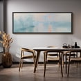 thumbnail image 6 of Large Framed Canvas Print Monet-Inspired Misty Harbor Sunrise ImpressionistWall Art Decorative Ready to Hang Painting for Living room Bedroom 60x20 inches Black Frame, 6 of 9