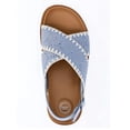 thumbnail image 4 of Wonder Nation Little & Big Girl Cross Sandals, 4 of 6