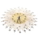 thumbnail image 4 of EeaseMX Reloj de pared 3D Diamantes Reloj decorativo Reloj de pared Decoración de la sala Relojes de cuarzo silenciosos Relojes minimalistas modernos (oro), 4 of 7