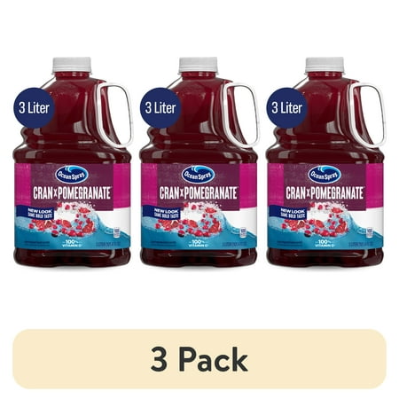 (3 pack) Ocean Spray® Cran-Pomegranate™ Cranberry Pomegranate Juice Drink, 101.4 fl oz Bottle