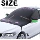 thumbnail image 2 of Magnetic Windshield Cover For Ice And Snow, Foldable Sun Protection Windproof Waterproof Car Windshield Cover Weatherproof Car Cover, 2 of 5