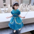 thumbnail image 4 of Aladdin Lámpara Disfraz De Jazmín Princesa Vestido De Malla Niños Niñas Terno Ropa Halloween Regalo De Navidad Cumpleaños De Fiesta, 4 of 4