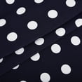 thumbnail image 6 of Patlollav Womens Plus Size Round Neck Short Sleeve Beach Polka Dot Bandage Long Maxi Dress, 6 of 6