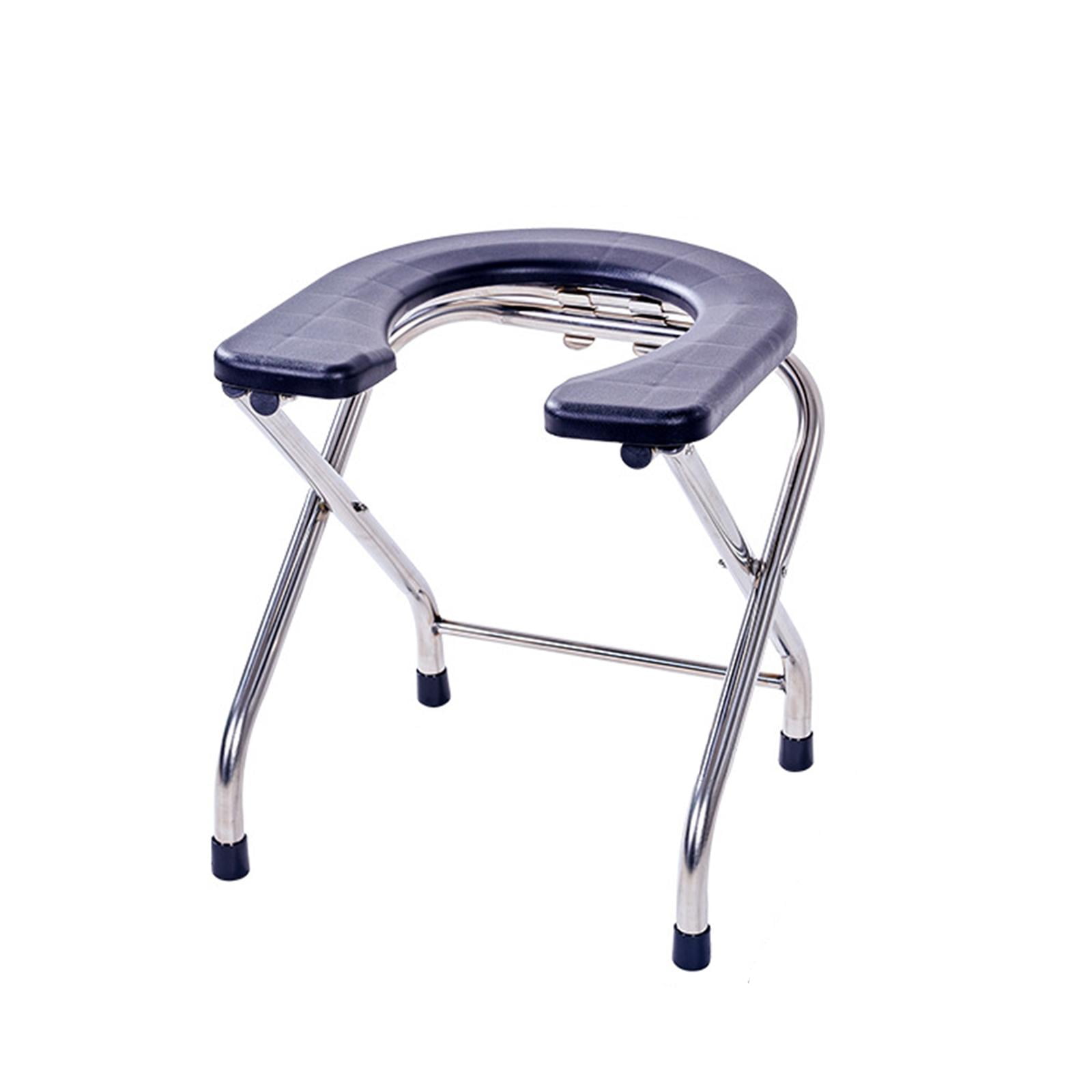 Portable Elderly Squat Toilet Seat Stool Potty Chair Commodes Chair for