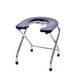 thumbnail image 1 of Asiento de inodoro plegable Yinane multifuncional cómodo esmerilado fácil de lavar silla de ducha Taburete portátil antideslizante Negro 38cm Alto Asiento de inodoro en cuclillas, 1 of 8