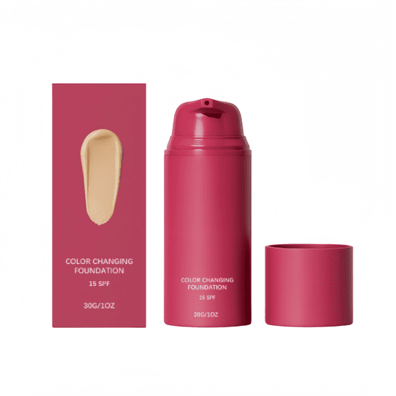 Foundation – Color Changing Foundation for Women , Adaptive Coverage, Natural Finish, 30ml (1PCS)