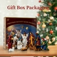 thumbnail image 6 of KUETH Indoor Nativity Set Christmas Nativity Scene Holiday Family Gift Religious Decorations 13 Pieces 7 inch, 6 of 6