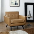 thumbnail image 5 of Modway Engage Bonded Leather Armchair in Tan, 5 of 5
