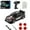 Black, variant on KF33 1:64 Scale Mini RC Drifft Car with Roadblock, 4WD 2.4GHZ RC Racing Car, Desktop Drift Vechicle for Adults