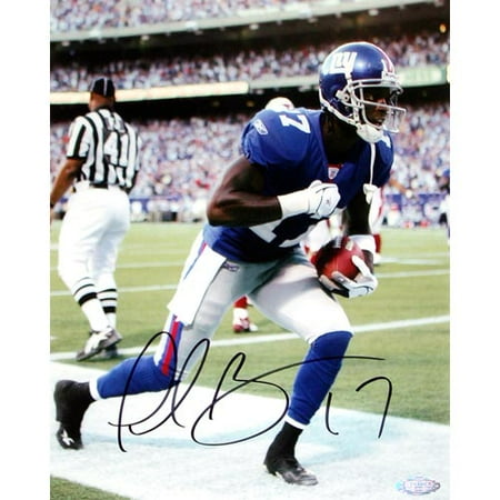 Plaxico Buress Hand-Signed TD Celebration Vs. Cardinals 8 x 10 Photograph