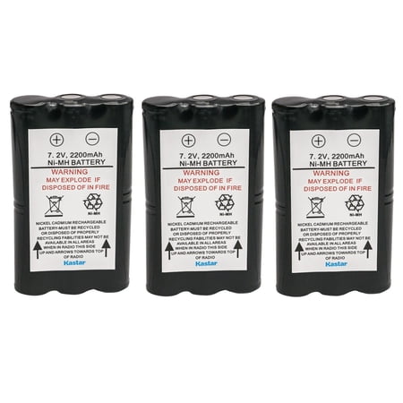 Kastar 3-Pack HNN9018A Battery Replacement for Motorola HNN9018 HNN9018A HNN9018AR HNN9018B HNN9018BR Battery Motorola CP50 Radius SP50 (Standard Model) Radio