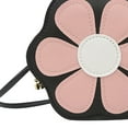thumbnail image 6 of Girl Crossbody Purse Small Crossbody Bags Zipper Trendy Flower Purse Portable PU Pink, 6 of 7