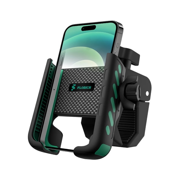 FLORICH Cart Phone Holder Mount - 3s Phone Clip Install, 1s Lock & Release，Phone Caddy for iPhone Galaxy & More Fits Yamaha Club Car EZGO Icon