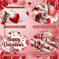 thumbnail image 4 of Red Roses Valentine's Day Banner Heart Shapes Love Display Romantic Gift Boxes Romantic Backdrop for Valentine's Party Romantic Date Indoor Decoration, 4 of 9